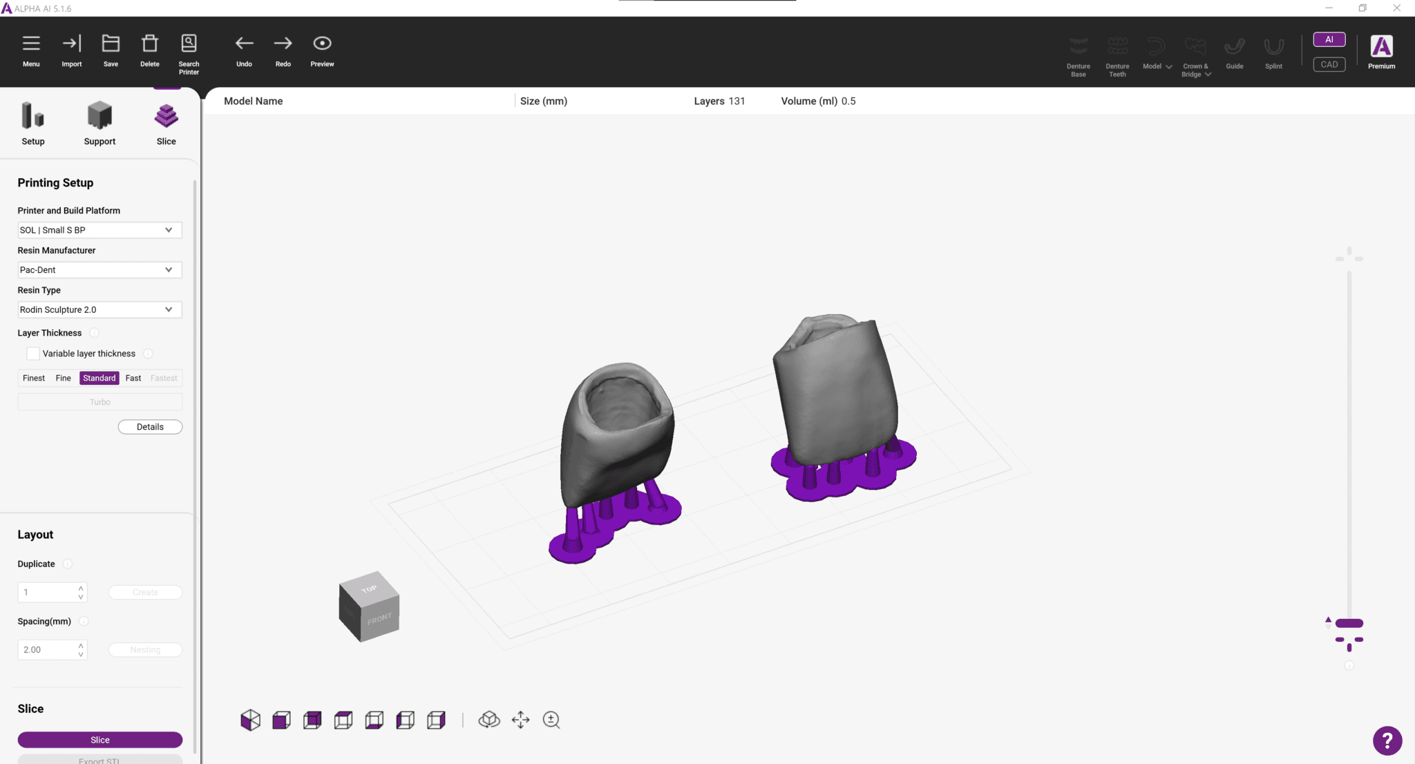 Figure 4: Alpha AI – simples