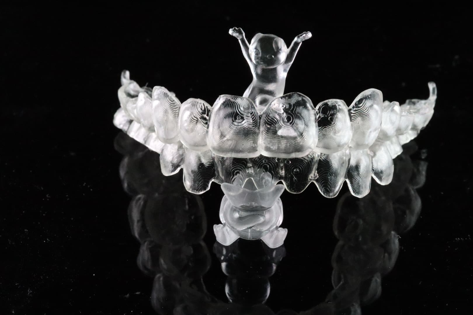Figure 6: 3D printed bleaching tray – printed out of Keysplint Soft