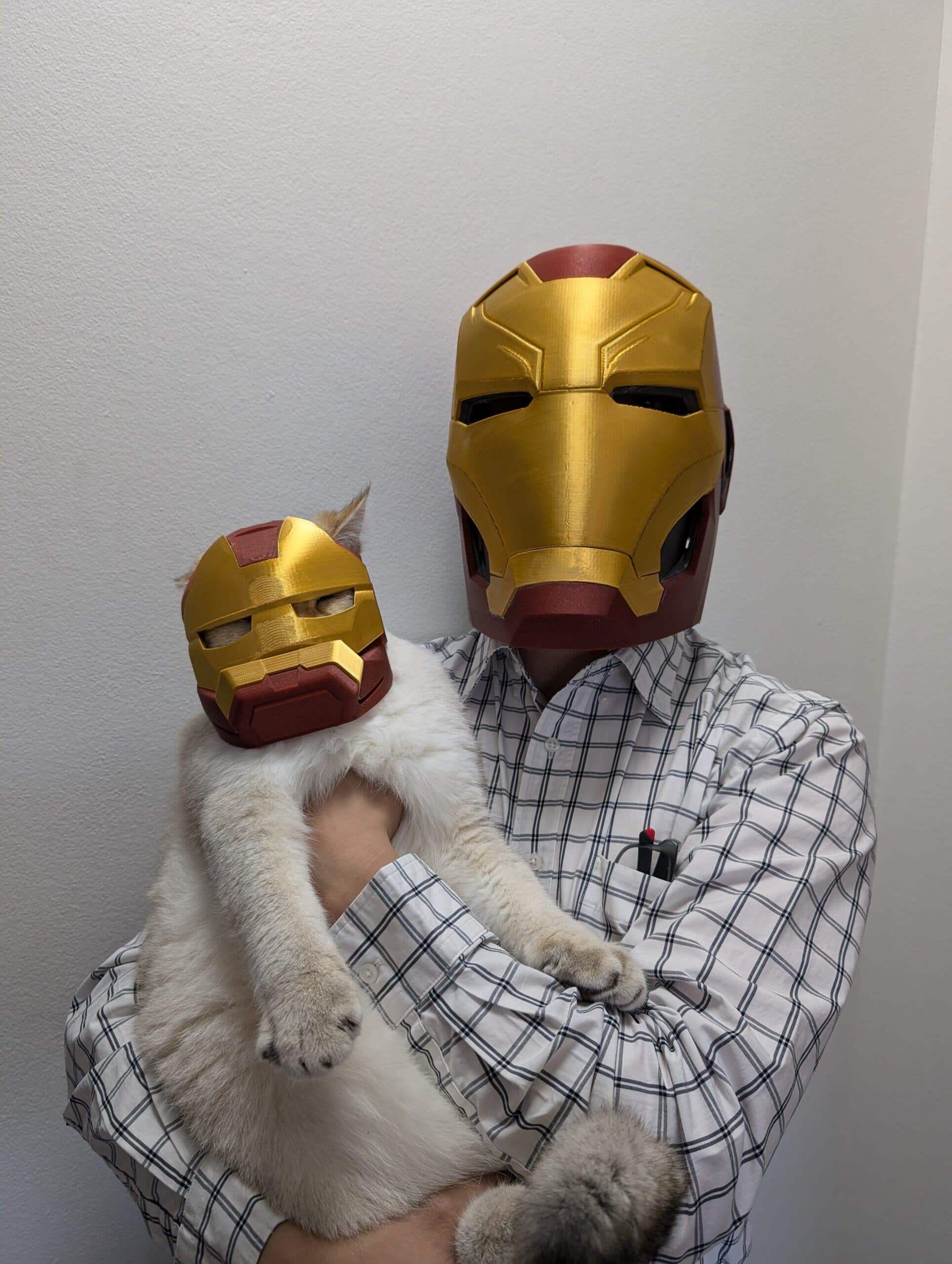 Figure 3: You may not be printing surgical guides with this printer, but can your Asiga print IRONMAN HELMETS?! I don’t think so.