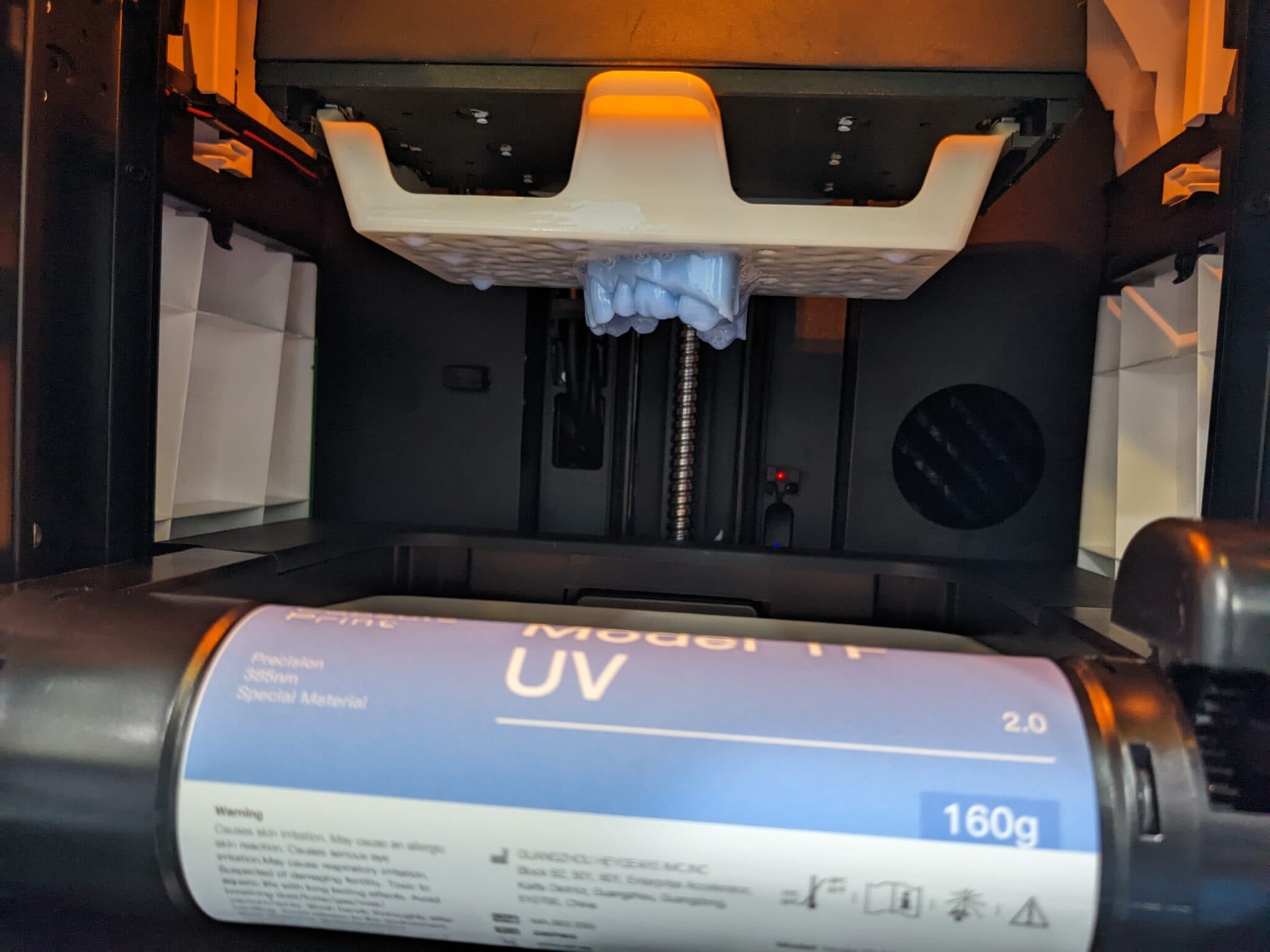 Figure 3: The disposable build plate and capsule system is definitely the most controversial aspect of this printer