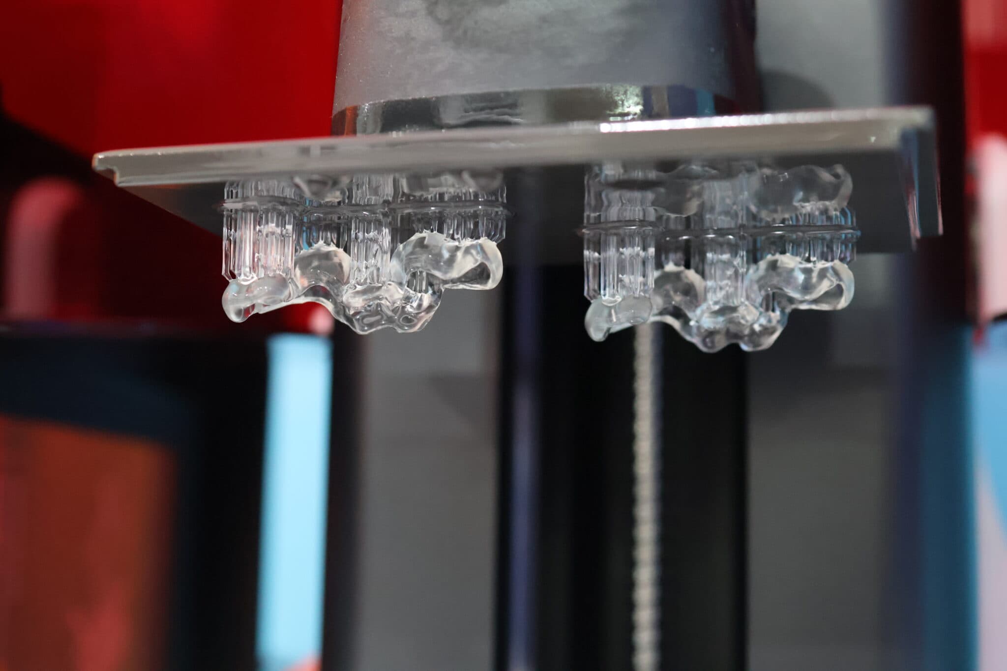 Figure 5: Some nice surgical guides being printed out of Rayshape’s own surgical guide resin