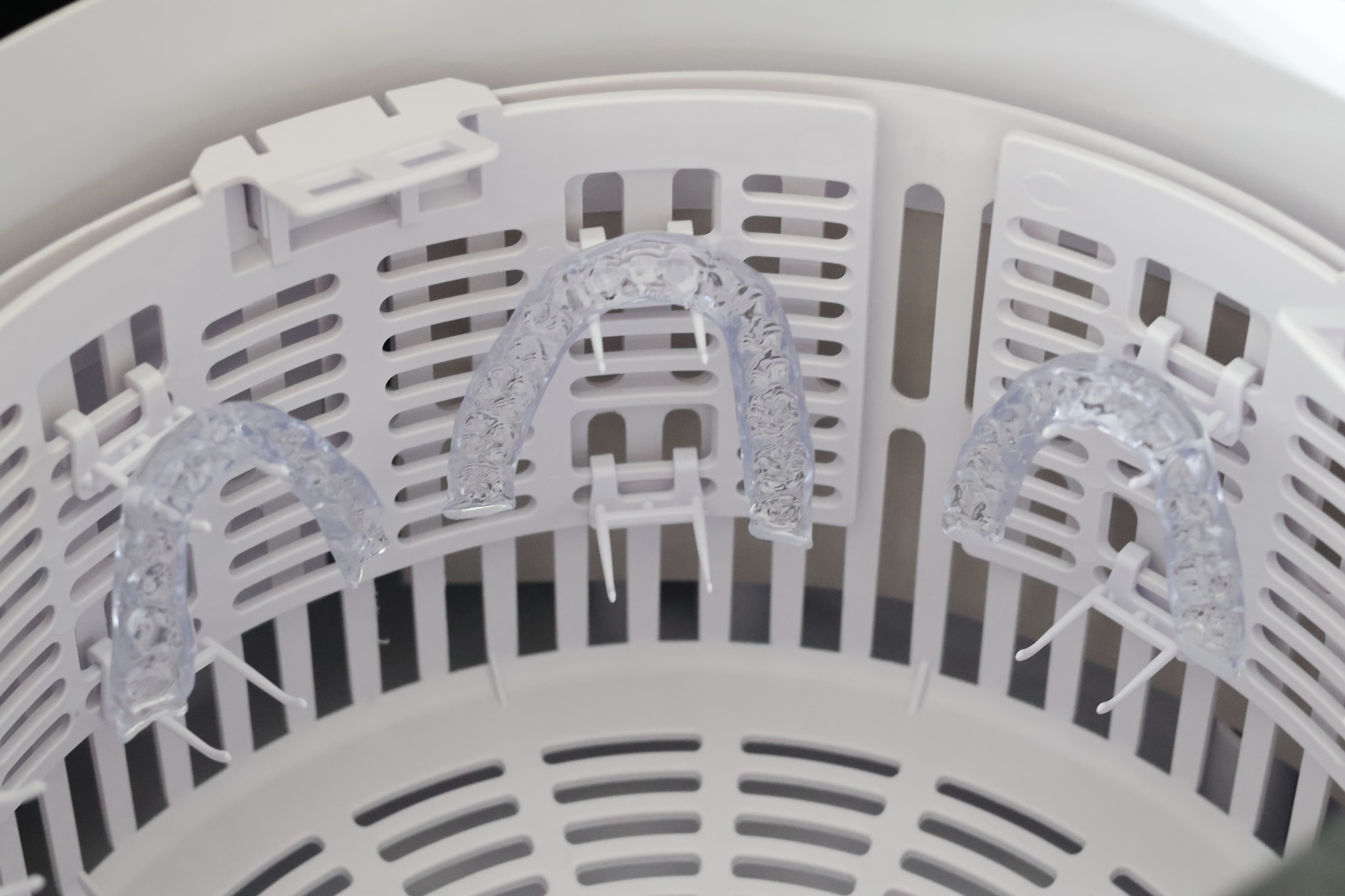 Spin it to win it - the Graphy Spinner works well to clean these printed splints