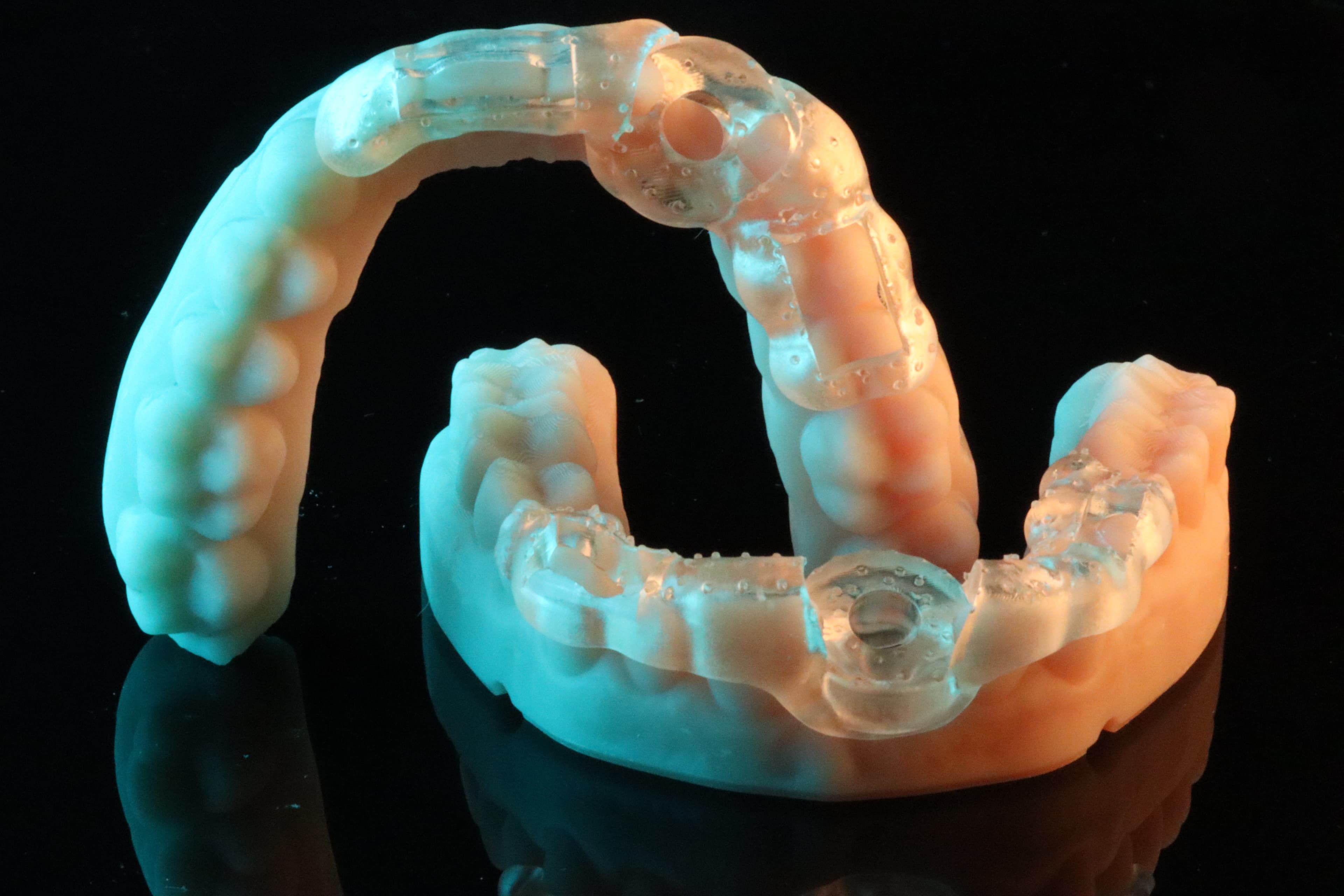 Mood lighting works wonders on clear resins